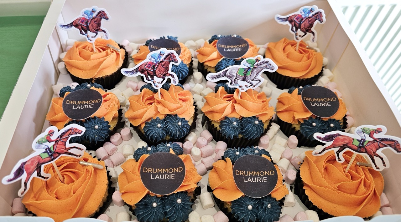 Image of Drummond Laurie Chartered Accountants decorated cupcakes as part of their 13th birthday celerbrations in August 2026.